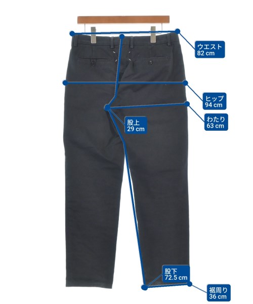 Maison Margiela（メゾンマルジェラ）チノパン 紺 サイズ:48(L位) メンズ/2200670666010