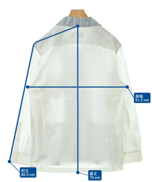 Maison Margiela（メゾンマルジェラ）カジュアルシャツ 青 サイズ:46(M位) メンズ/2200671407018