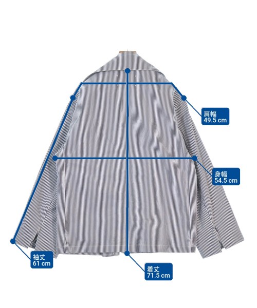 Maison Margiela（メゾンマルジェラ）カジュアルジャケット 紺 サイズ:46(M位) メンズ/2200671717094