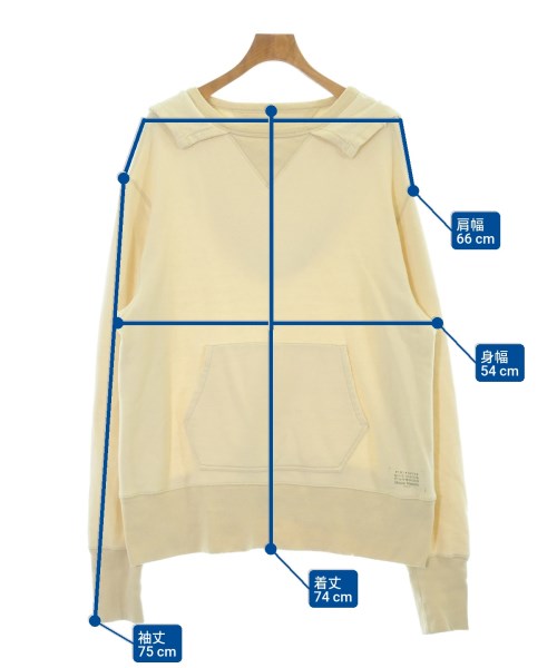 Maison Margiela（メゾンマルジェラ）パーカー ベージュ サイズ:L メンズ/2200671717117