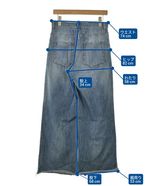 Maison Margiela（メゾンマルジェラ）デニムパンツ 青 サイズ:38(S位) レディース/2200669391053