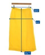 Maison Margiela（メゾンマルジェラ）ロング・マキシ丈スカート 黄 サイズ:38(S位) レディース/2200672108075