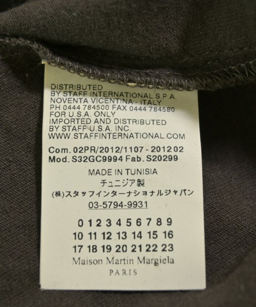 Maison Margiela（メゾンマルジェラ）Tシャツ・カットソー 茶 サイズ:M メンズ/2200729438056