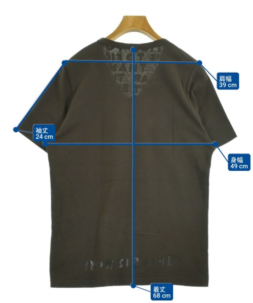 Maison Margiela（メゾンマルジェラ）Tシャツ・カットソー 茶 サイズ:M メンズ/2200729438056