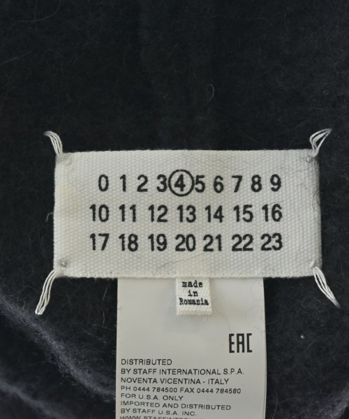 Maison Margiela（メゾンマルジェラ）マフラー 黒 サイズ:M レディース/2200729467070
