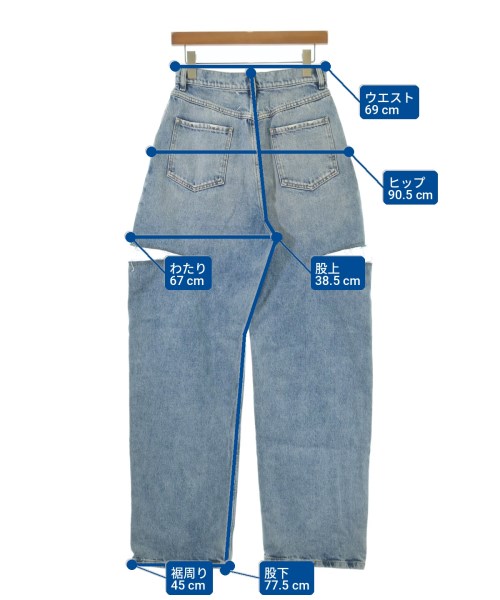 Maison Margiela（メゾンマルジェラ）デニムパンツ 青 サイズ:42(M位) レディース/2200729650267