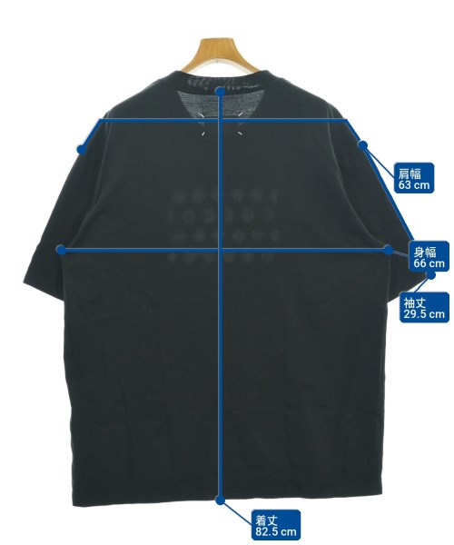 Maison Margiela（メゾンマルジェラ）Tシャツ・カットソー 黒 サイズ:46(M位) メンズ/2200730740032