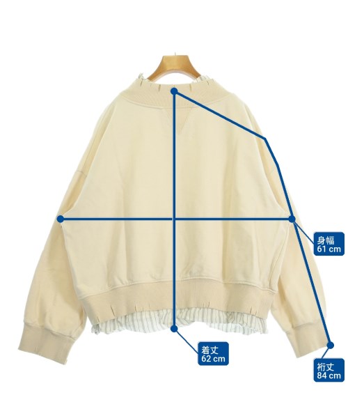 Maison Margiela（メゾンマルジェラ）スウェット 白 サイズ:36(XS位) レディース/2200731586011