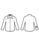 Maison Margiela（メゾンマルジェラ）カジュアルシャツ 青 サイズ:36(XS位) レディース/2200732411015