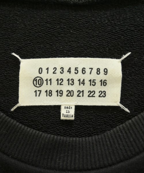 Maison Margiela（メゾンマルジェラ）スウェット 黒 サイズ:48(L位) メンズ/2200733809071