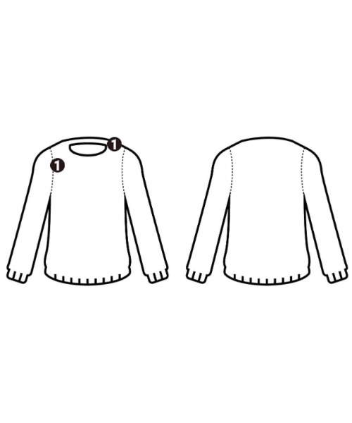 Maison Margiela（メゾンマルジェラ）ニット・セーター グレー サイズ:XS レディース/2200733281112