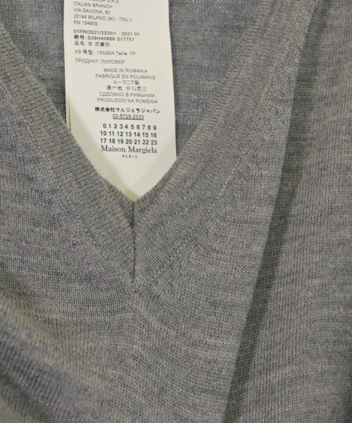 Maison Margiela（メゾンマルジェラ）ニット・セーター グレー サイズ:XS レディース/2200733281112