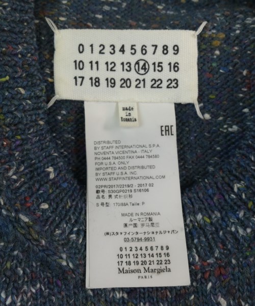 Maison Margiela（メゾンマルジェラ）ニット・セーター 青 サイズ:S メンズ/2200734644022