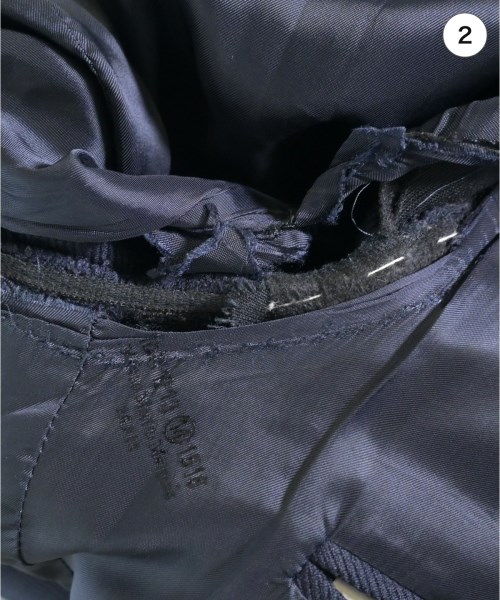 Maison Margiela（メゾンマルジェラ）チェスターコート 紺 サイズ:44(S位) メンズ/2200734675019