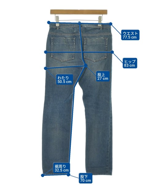 Maison Margiela（メゾンマルジェラ）デニムパンツ 青 サイズ:44(S位) メンズ/2200734675040