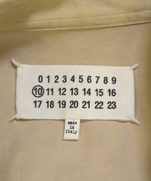 Maison Margiela（メゾンマルジェラ）カジュアルシャツ ベージュ サイズ:38(S位) メンズ/2200735481022