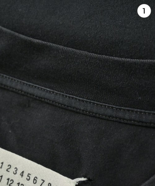 Maison Margiela（メゾンマルジェラ）Tシャツ・カットソー 黒 サイズ:46(M位) メンズ/2200735757042