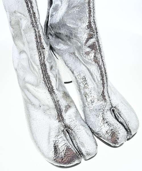 Maison Margiela（メゾンマルジェラ）ブーツ シルバー サイズ:EU38 1/2(25cm位) レディース/2200720502015