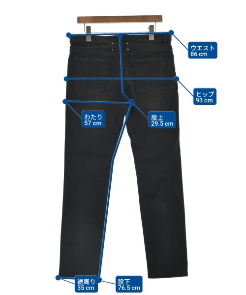 Maison Margiela（メゾンマルジェラ）デニムパンツ 黒 サイズ:50(XL位) メンズ/2200714780375