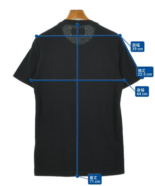 Maison Margiela（メゾンマルジェラ）Tシャツ・カットソー 黒 サイズ:44(S位) メンズ/2200721106052