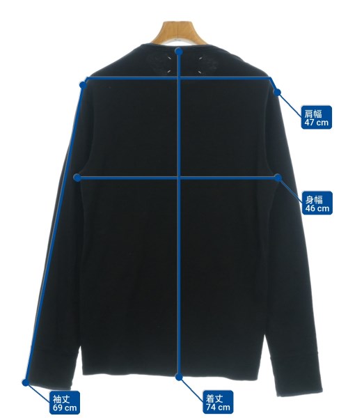 Maison Margiela（メゾンマルジェラ）Tシャツ・カットソー 黒 サイズ:46(M位) メンズ/2200719486074