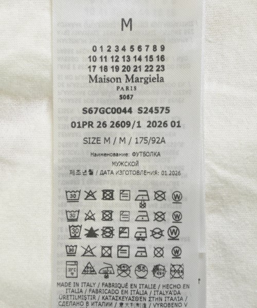 Maison Margiela（メゾンマルジェラ）Tシャツ・カットソー 白 サイズ:M レディース/2200723073123