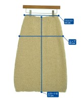 Maison Margiela（メゾンマルジェラ）ひざ丈スカート 黄 サイズ:S レディース/2200724049035