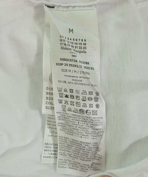 Maison Margiela（メゾンマルジェラ）Tシャツ・カットソー 白 サイズ:M メンズ/2200724085224