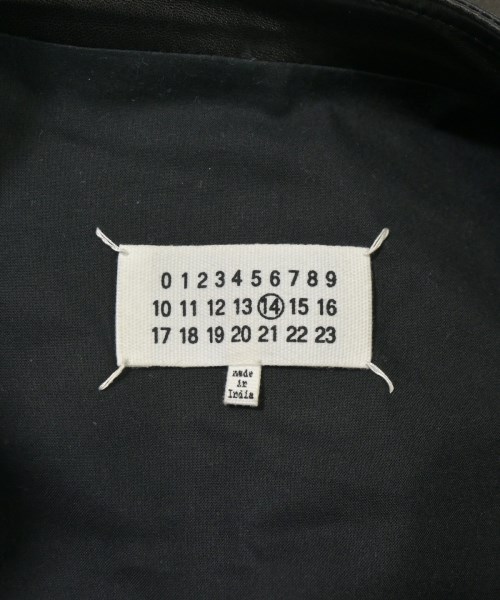 Maison Margiela（メゾンマルジェラ）ライダース 黒 サイズ:44(S位) メンズ/2200724334049
