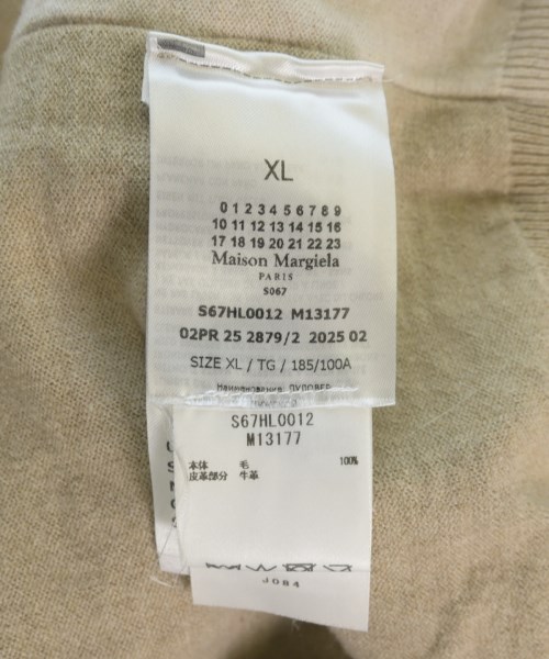 Maison Margiela（メゾンマルジェラ）ニット・セーター ベージュ サイズ:XL メンズ/2200724980055