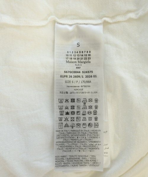 Maison Margiela（メゾンマルジェラ）Tシャツ・カットソー 白 サイズ:S メンズ/2200725114022