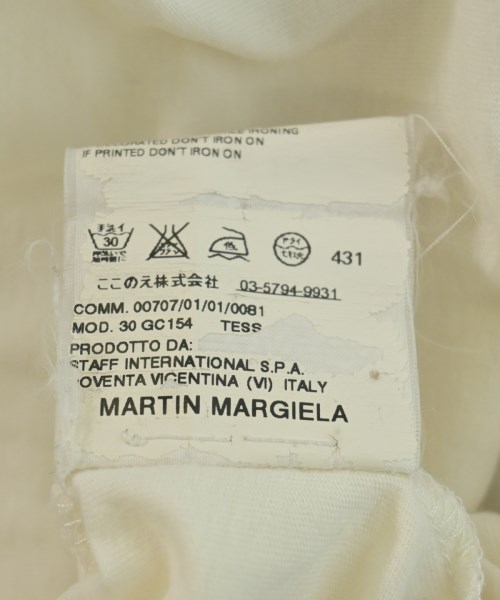 Maison Margiela（メゾンマルジェラ）Tシャツ・カットソー 白 サイズ:48(L位) メンズ/2200725422042