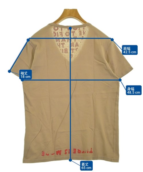 Maison Margiela（メゾンマルジェラ）Tシャツ・カットソー ベージュ サイズ:M メンズ/2200721612270