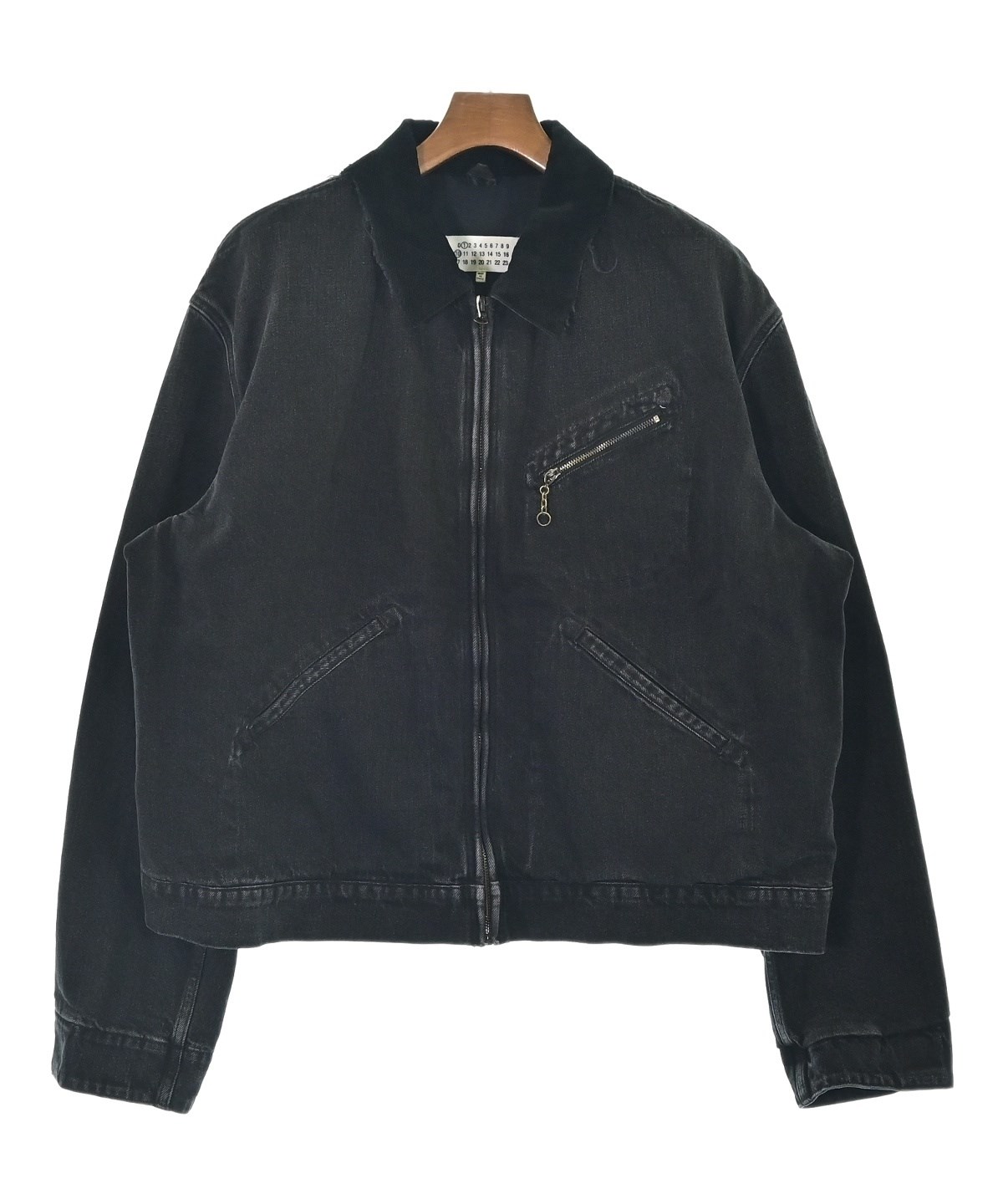 メゾンマルジェラ 20AW ブラックデニムジャケット Maison Margiela（メゾンマルジェラ）デニムジャケット 黒 サイズ:52