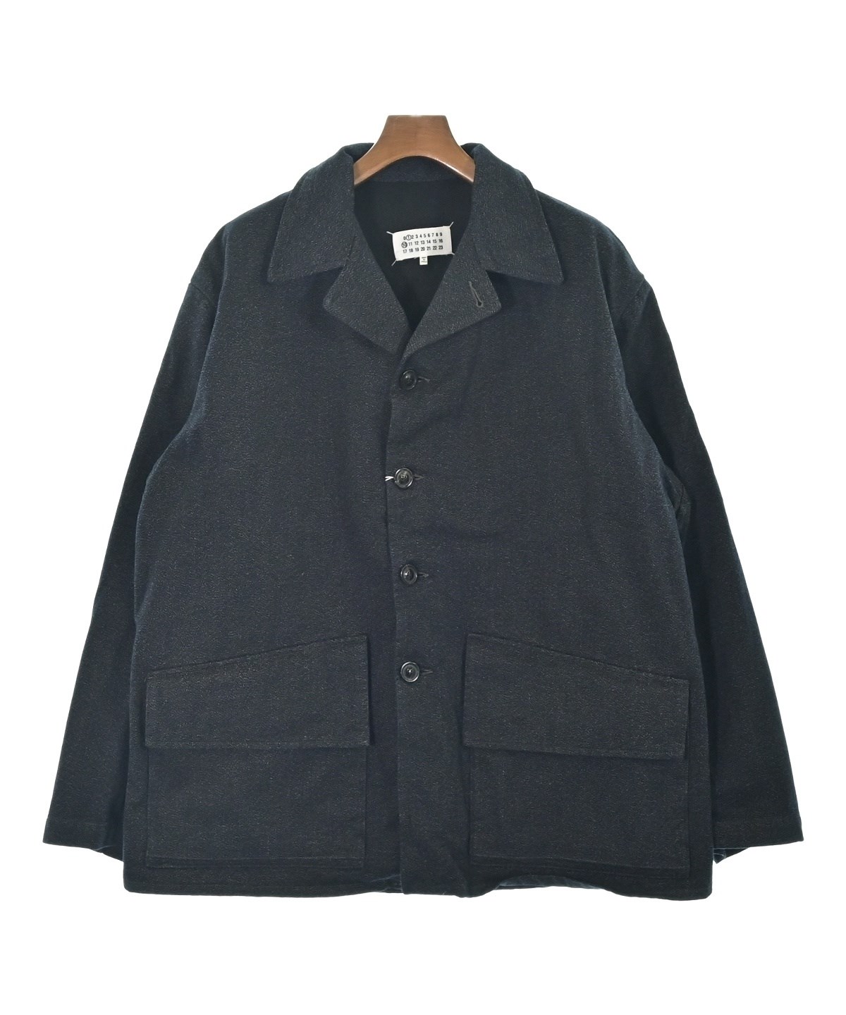 Maison Margiela ヴィンテージストライプカバーオール Maison Margiela（メゾンマルジェラ）カバーオール 紺 サイズ:48(L位