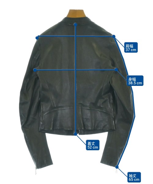 Maison Margiela（メゾンマルジェラ）ライダース 黒 サイズ:36(XS位) レディース/2200728020016