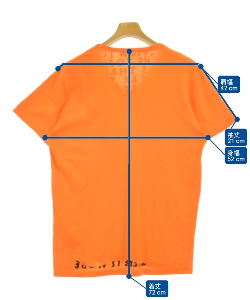 Maison Margiela（メゾンマルジェラ）Tシャツ・カットソー オレンジ サイズ:L メンズ/2200728251014
