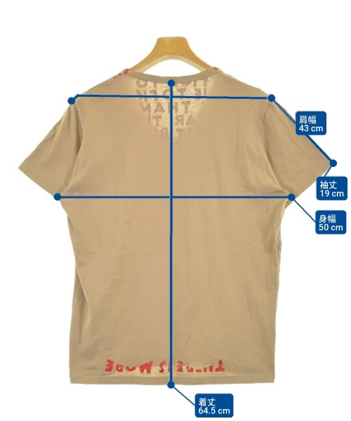 Maison Margiela（メゾンマルジェラ）Tシャツ・カットソー ベージュ サイズ:M メンズ/2200728251038