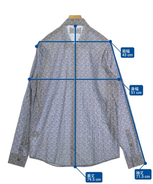 Maison Margiela（メゾンマルジェラ）カジュアルシャツ 紺 サイズ:50(XL位) メンズ/2200720456042