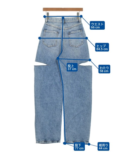 Maison Margiela（メゾンマルジェラ）デニムパンツ 紺 サイズ:38(S位) レディース/2200729212052