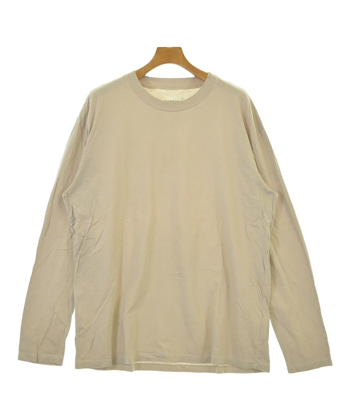 MM6 Maison Margiela 長袖カットソー ベージュ/イエロー Maison Margiela（メゾンマルジェラ）Tシャツ・カットソー ベージュ