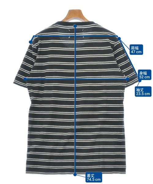 Maison Margiela（メゾンマルジェラ）Tシャツ・カットソー 黒 サイズ:L メンズ/2200682539104