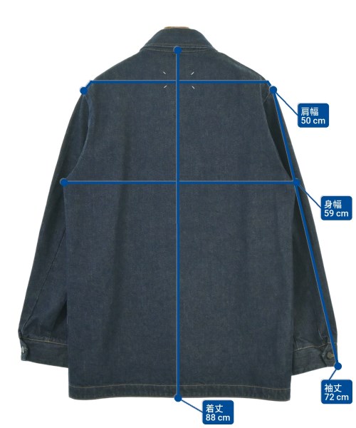 Maison Margiela（メゾンマルジェラ）デニムジャケット 紺 サイズ:42(XS位) メンズ/2200682928014