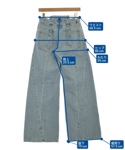 Maison Margiela（メゾンマルジェラ）デニムパンツ 青 サイズ:38(S位) レディース/2200684102030