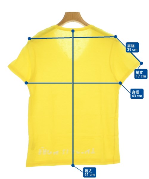 Maison Margiela（メゾンマルジェラ）Tシャツ・カットソー 黄 サイズ:S メンズ/2200684162089