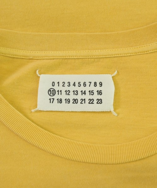 Maison Margiela（メゾンマルジェラ）Tシャツ・カットソー 黄 サイズ:48(L位) メンズ/2200684317038