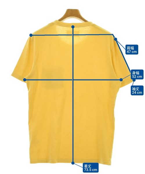 Maison Margiela（メゾンマルジェラ）Tシャツ・カットソー 黄 サイズ:48(L位) メンズ/2200684317038