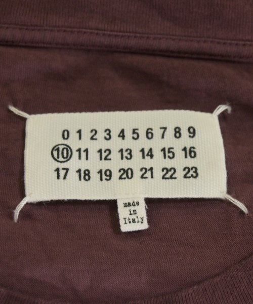 Maison Margiela（メゾンマルジェラ）Tシャツ・カットソー 赤 サイズ:48(L位) メンズ/2200678491096