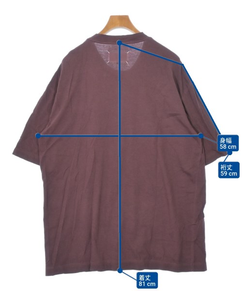 Maison Margiela（メゾンマルジェラ）Tシャツ・カットソー 赤 サイズ:48(L位) メンズ/2200678491096