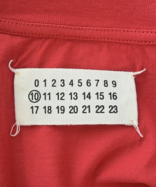 Maison Margiela（メゾンマルジェラ）Tシャツ・カットソー 赤 サイズ:50(XL位) メンズ/2200683231199